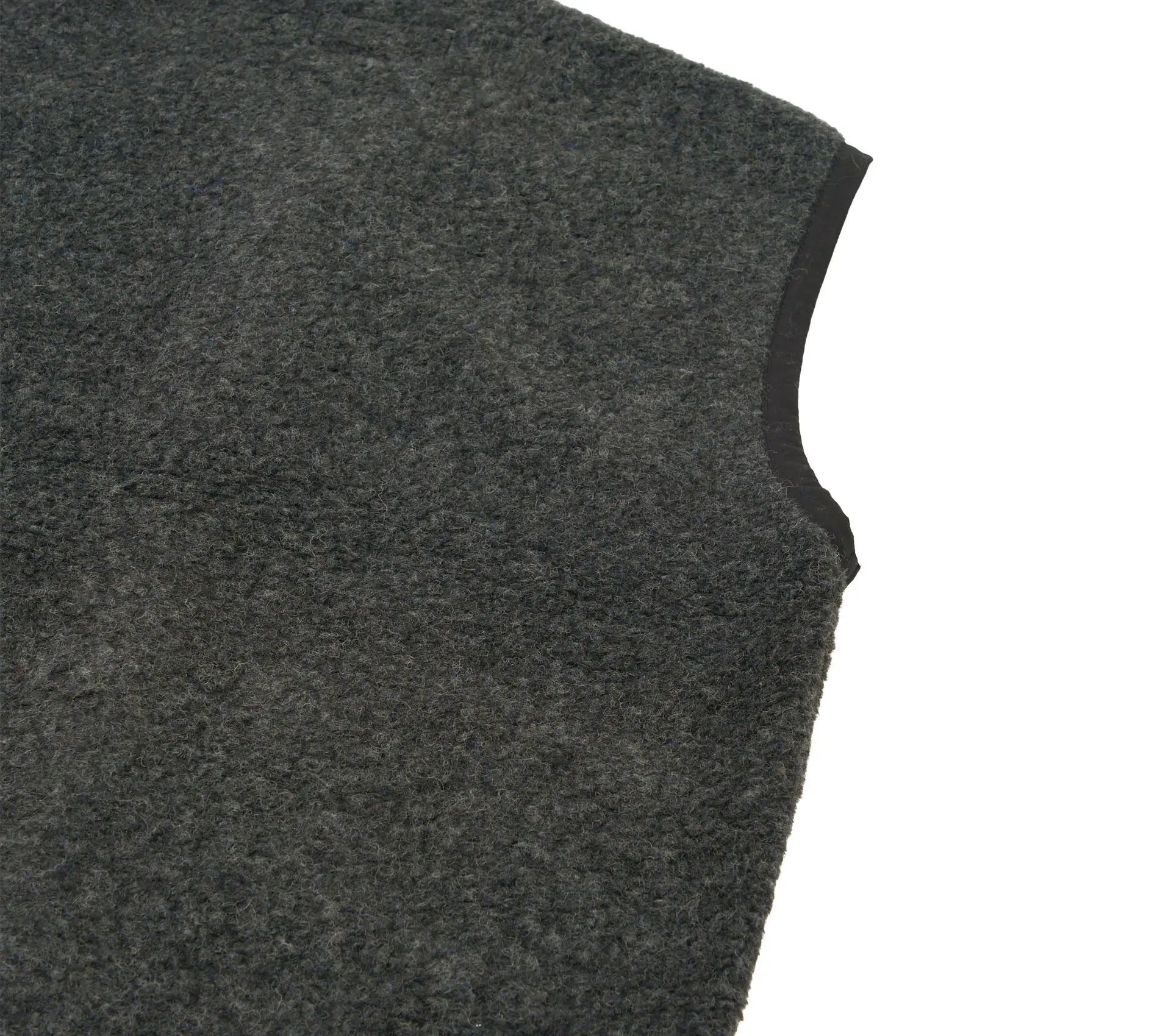 Lancaster Gilet Bouclet Fleece Charcoal