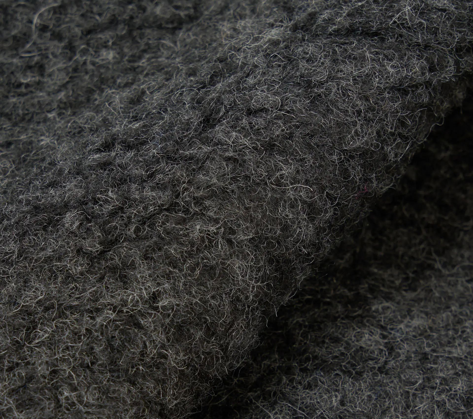 Lancaster Gilet Bouclet Fleece Charcoal