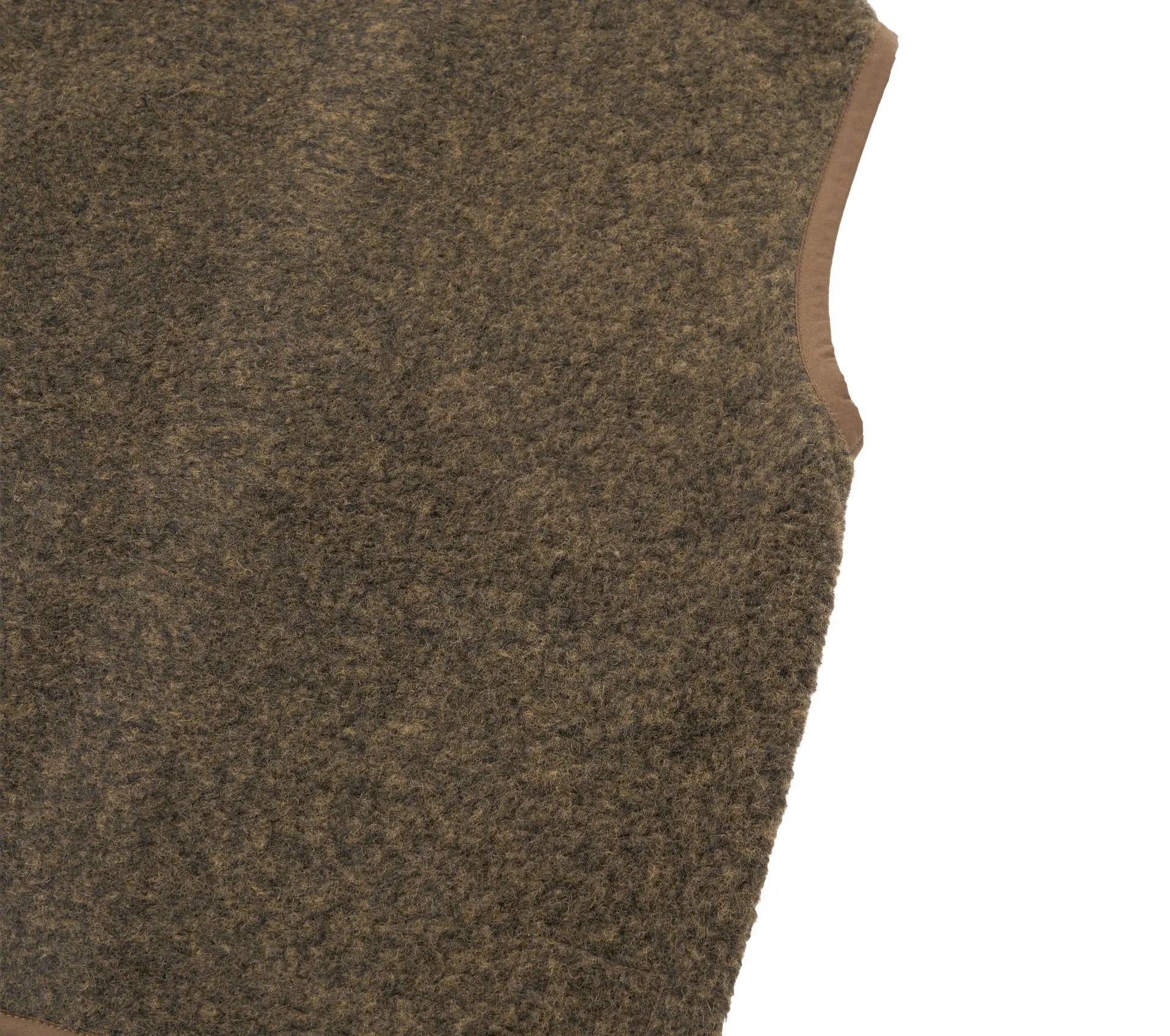 Lancaster Gilet Bouclet Fleece Brown