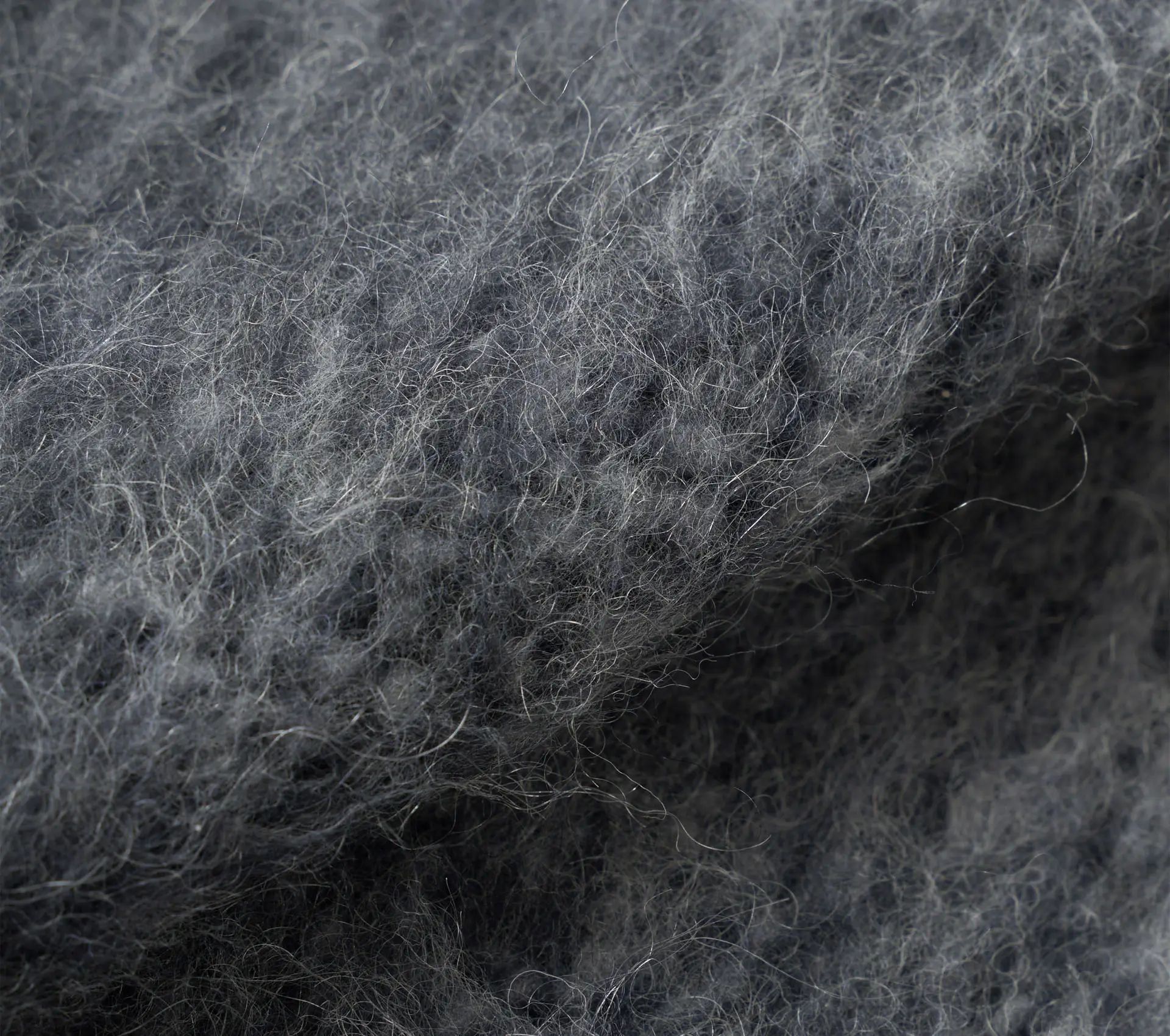 Lancaster Gilet Losso Mohair Mix Navy / Pale Grey