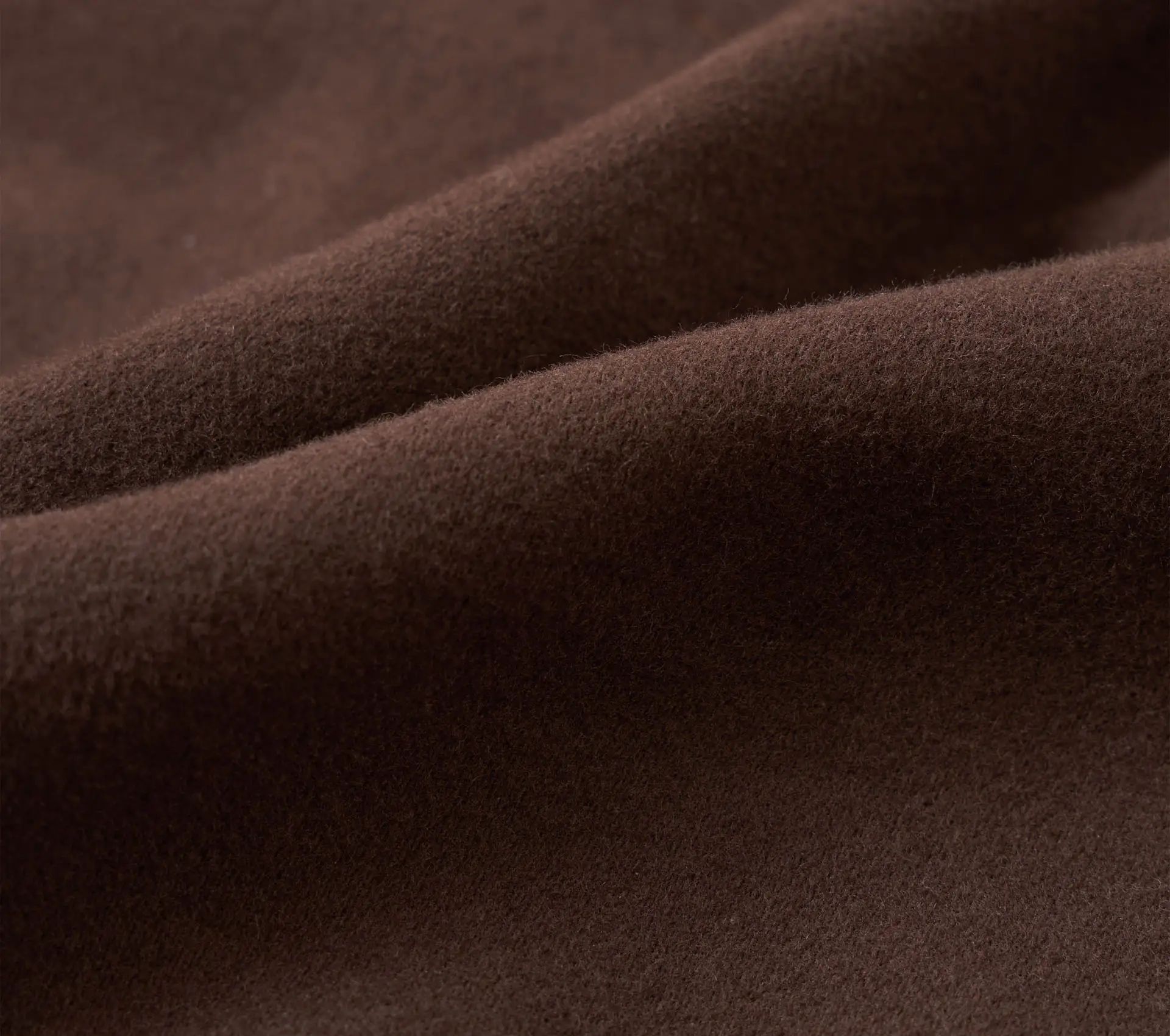 Pleated Track Pant Comfort Moleskin Brown