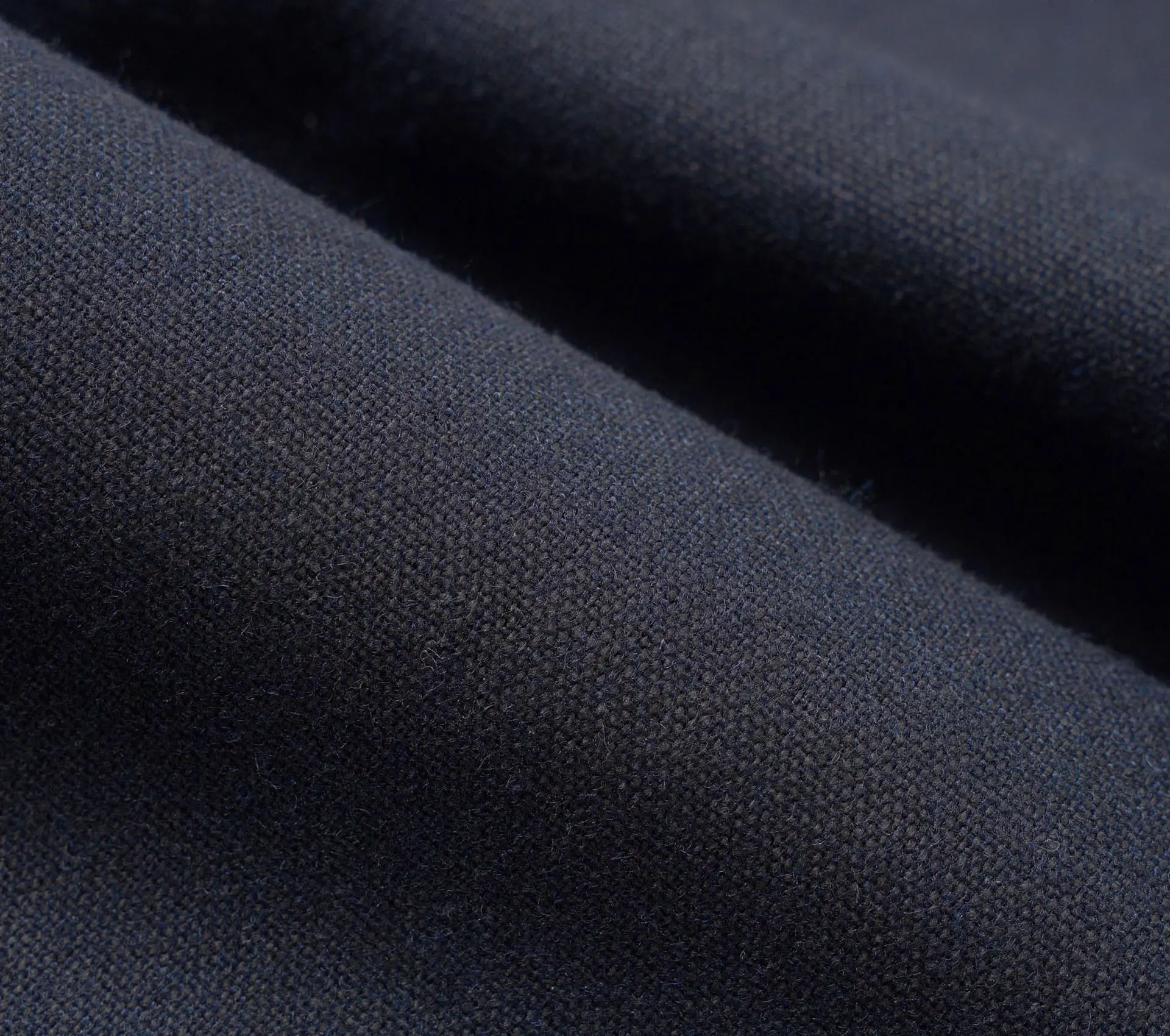 Military Chino Recycled Italian Tweed Navy