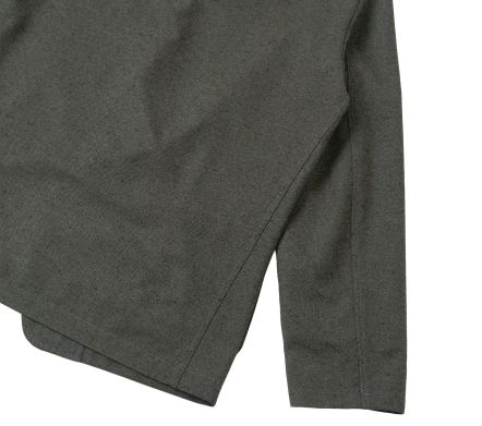 Image #1 of Two Button Jacket Recycled Italian Tweed Olive