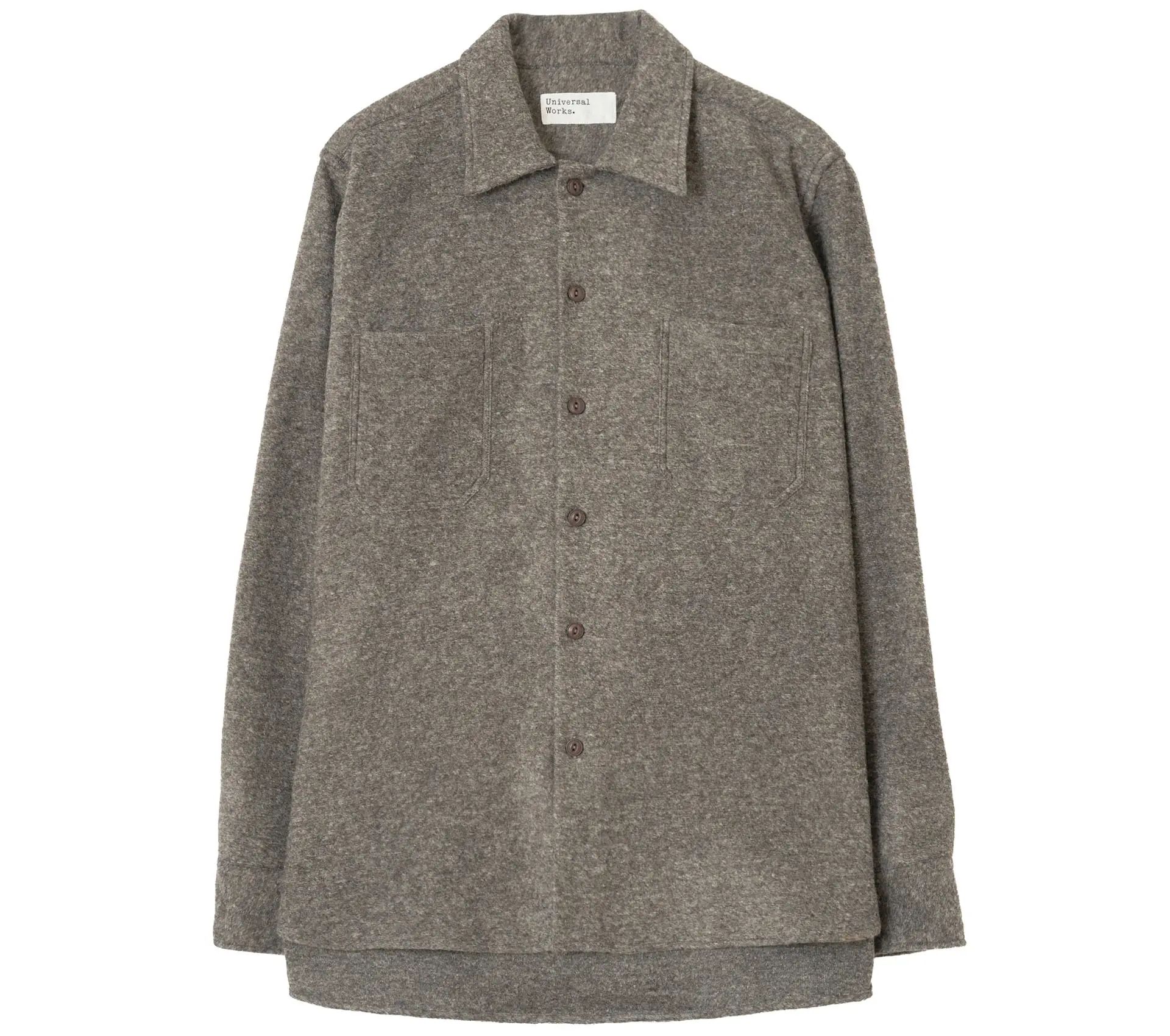Work Shirt Dam Marl Mid Brown