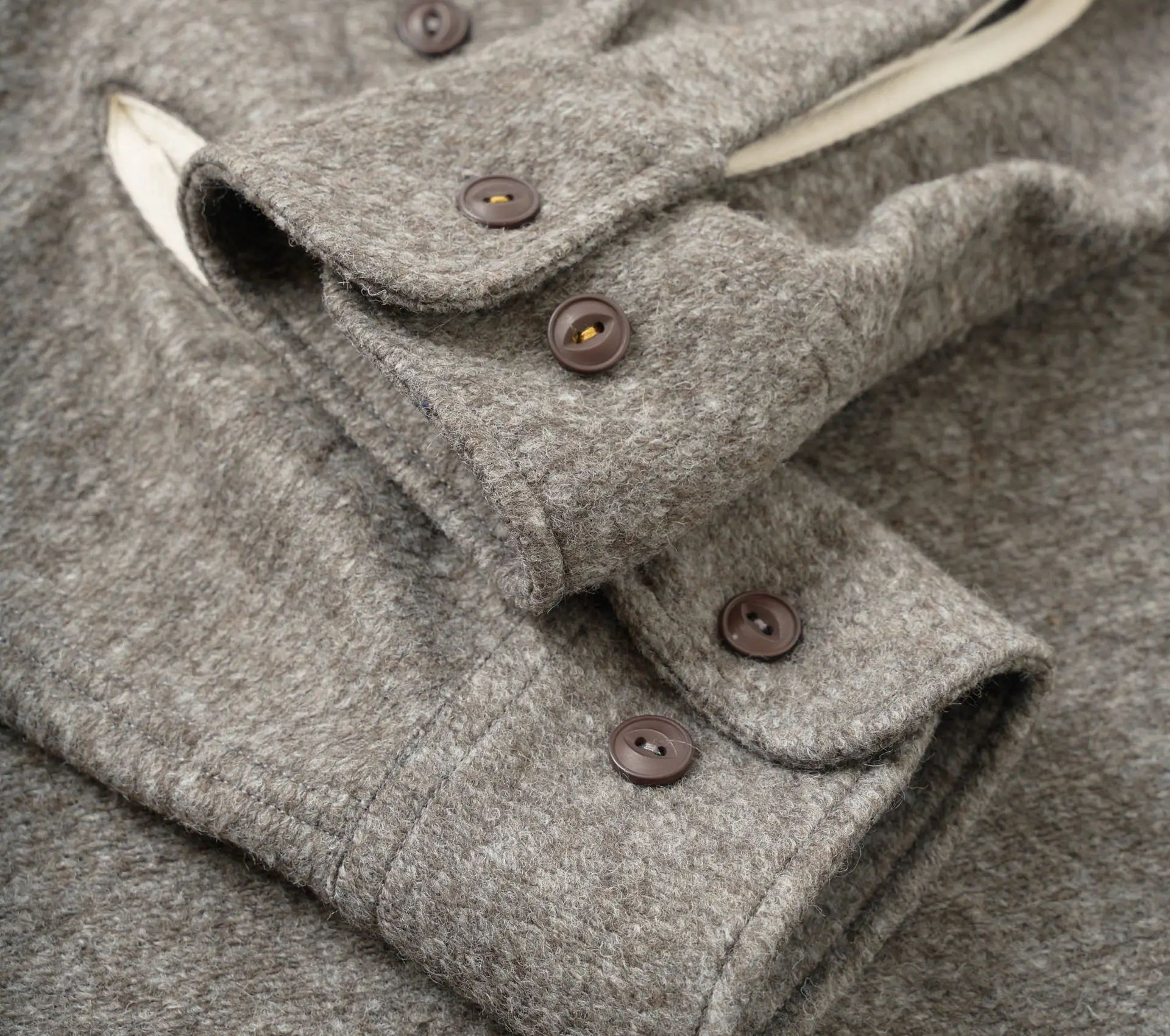 Work Shirt Dam Marl Mid Brown