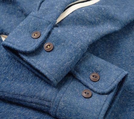 Image #2 of Work Shirt Dam Marl Navy