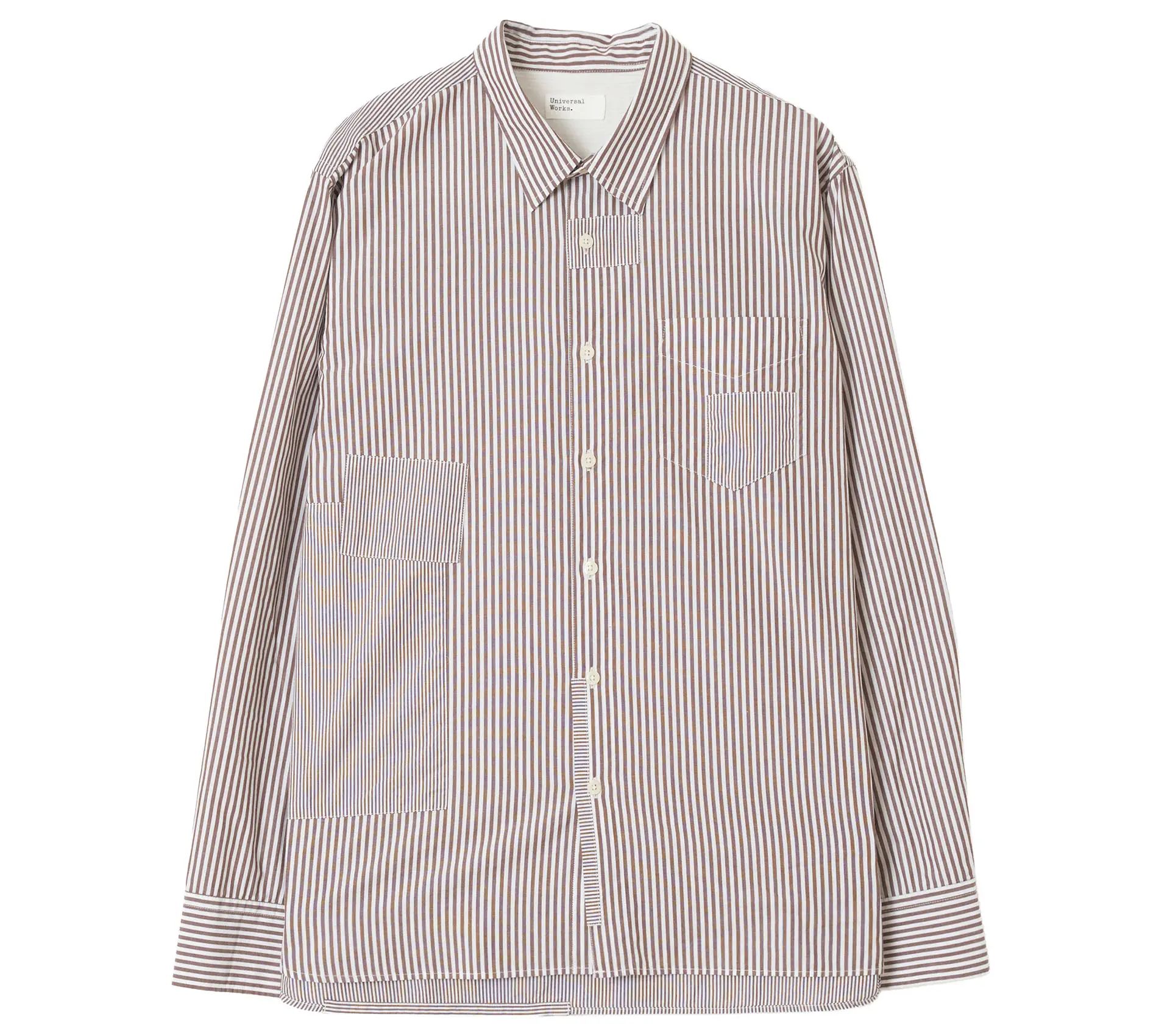 Patched Shirt Queens Cotton Brown