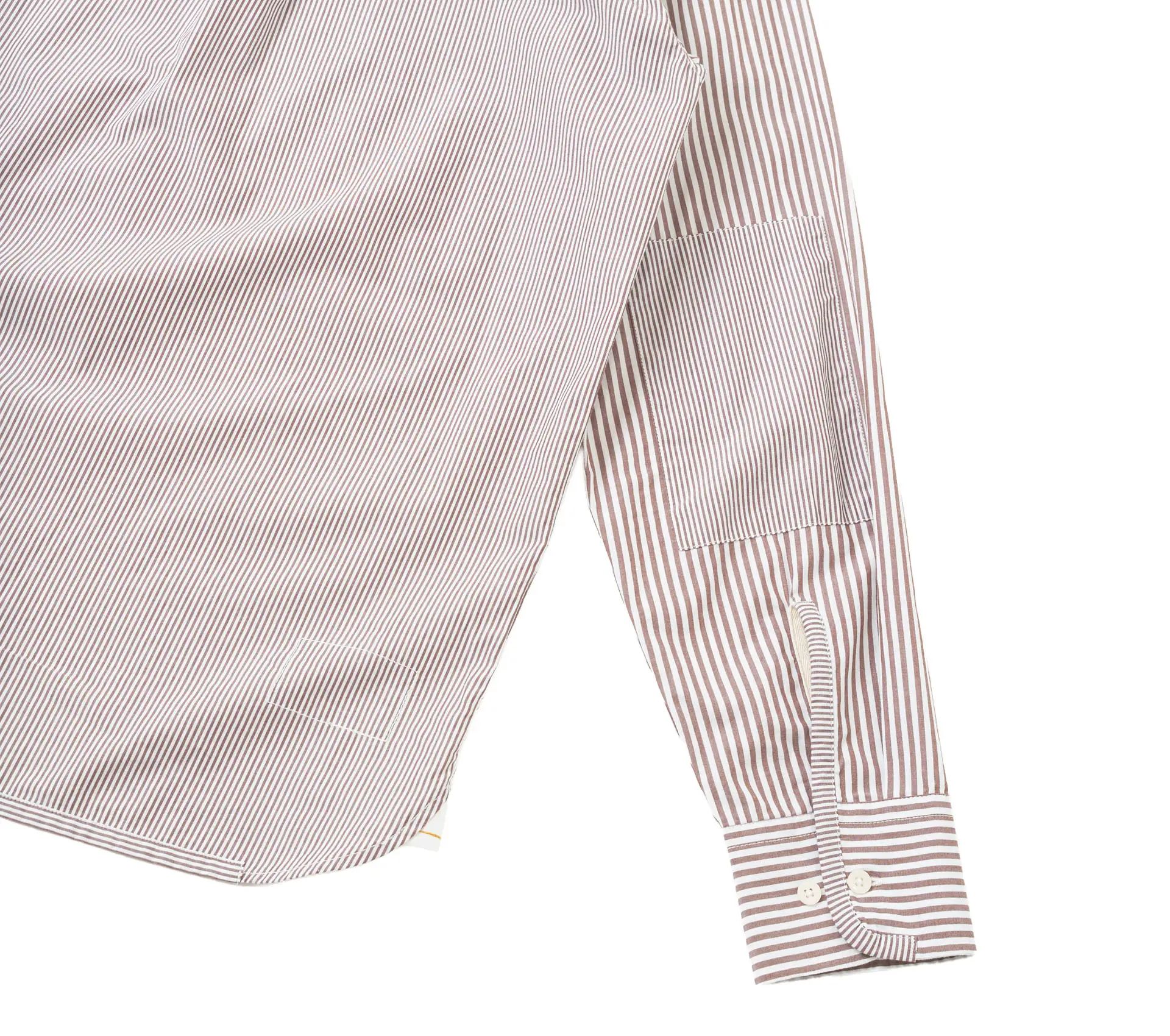 Patched Shirt Queens Cotton Brown