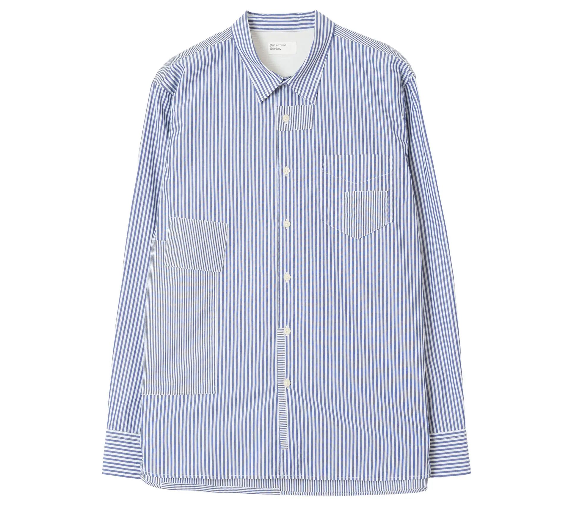 Patched Shirt Queens Cotton Navy