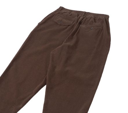 Image #1 of Pleated Track Pant Cord Cacao