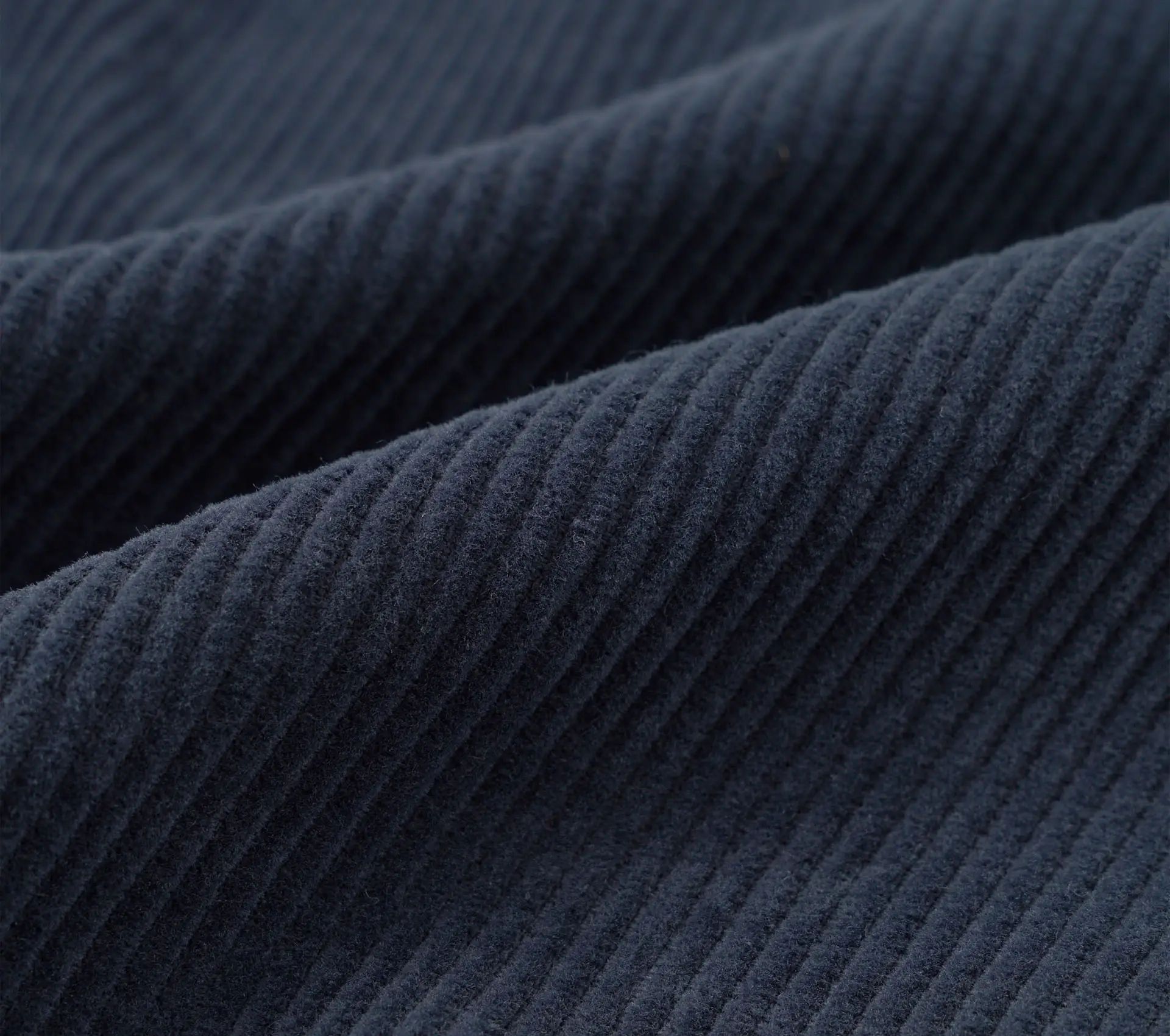 Pleated Track Pant Cord Dark Navy