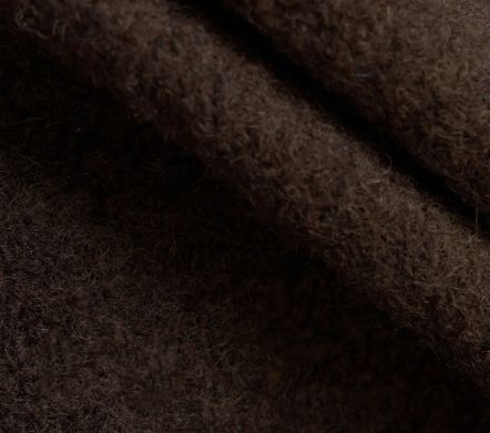 Image #3 of Cardigan Wool Fleece Brown / Indigo