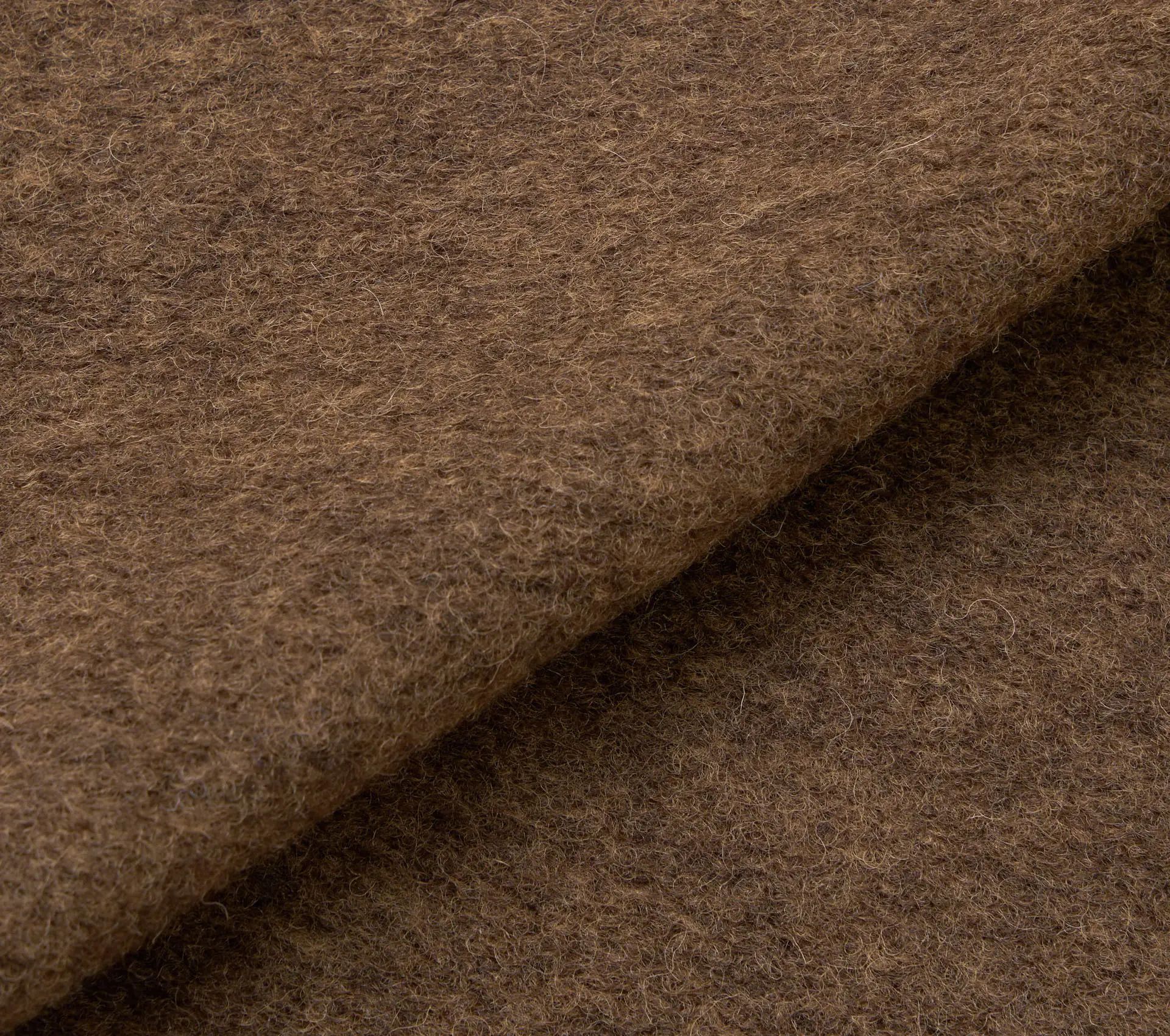 Rams Jacket Wool Fleece Brown Marl