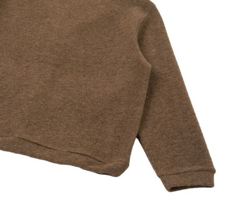 Image #1 of Advance Cardigan Wool Fleece Brown Marl