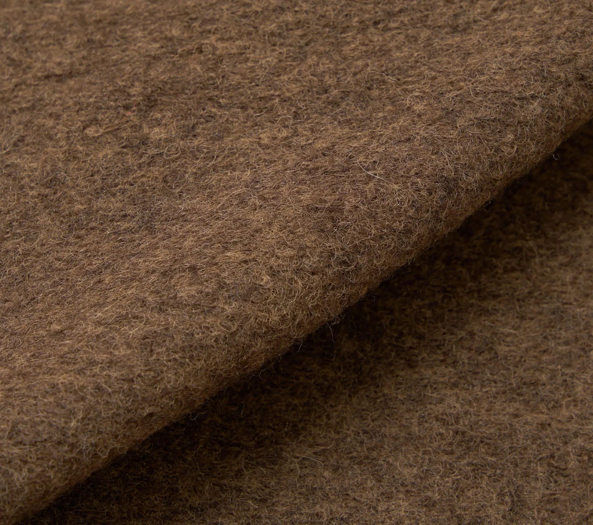 Advance Cardigan Wool Fleece Brown Marl