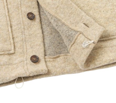 Image #2 of Advance Cardigan Wool Fleece Fawn