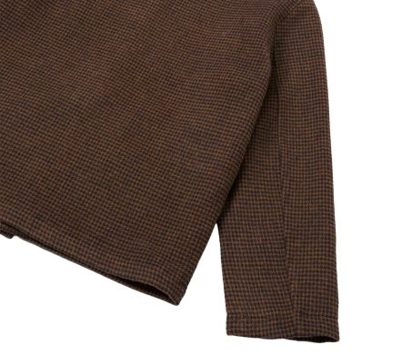 Image #1 of Franck Jacket Wool Tweed Mix Navy / Brown