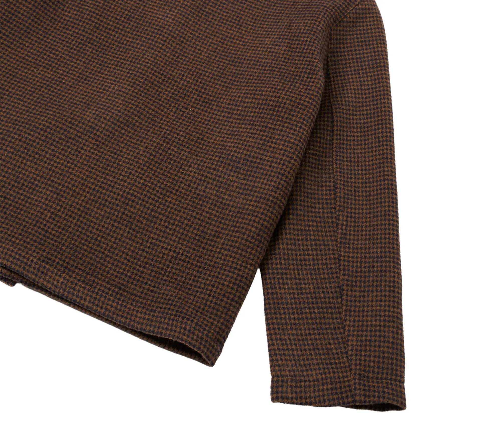 Franck Jacket Wool Tweed Mix Navy / Brown