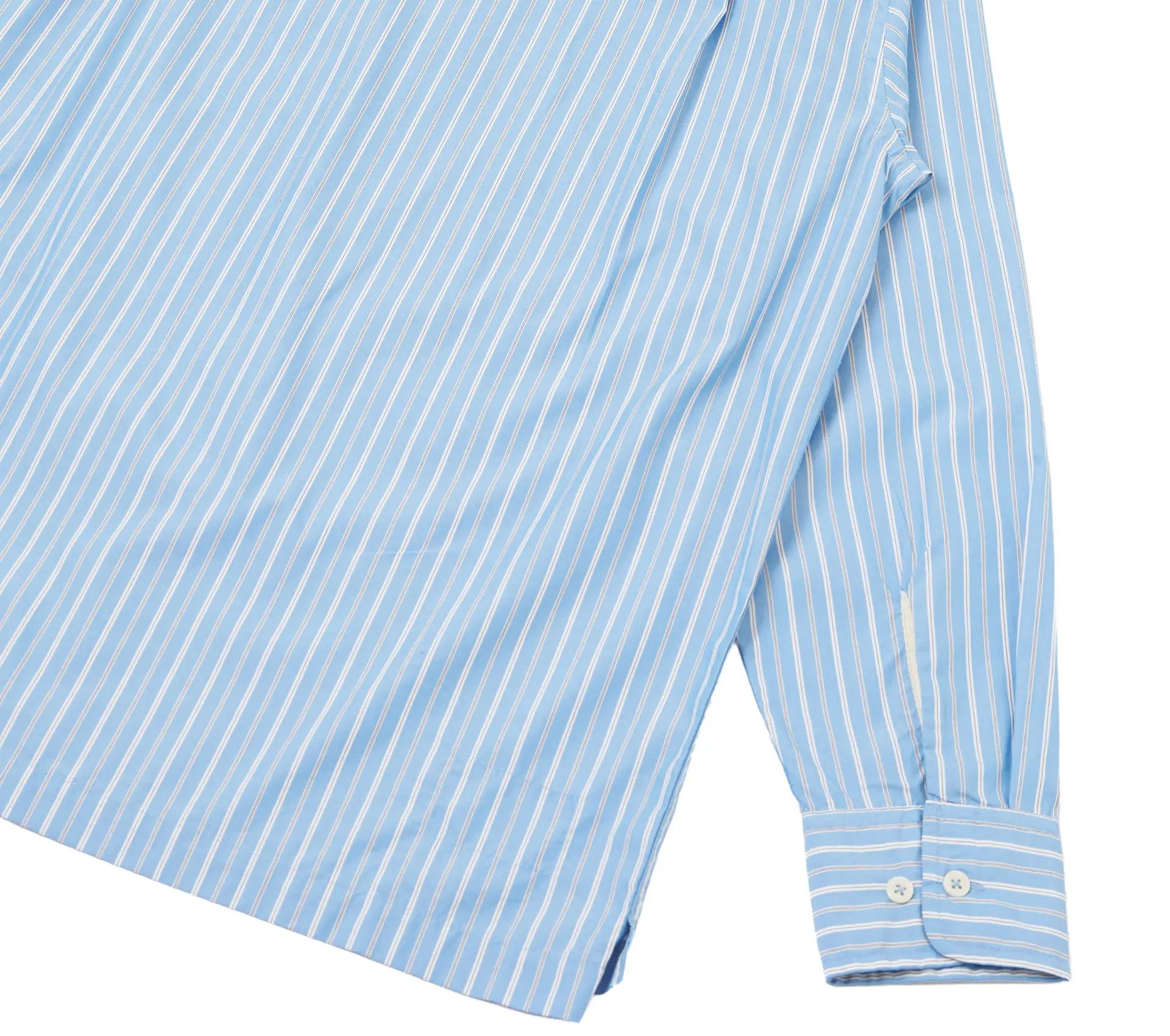 Lucky Shirt Refab Compact Cotton Blue Stripe