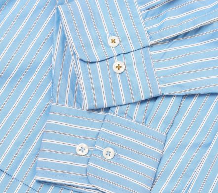 Image #2 of Lucky Shirt Refab Compact Cotton Blue Stripe