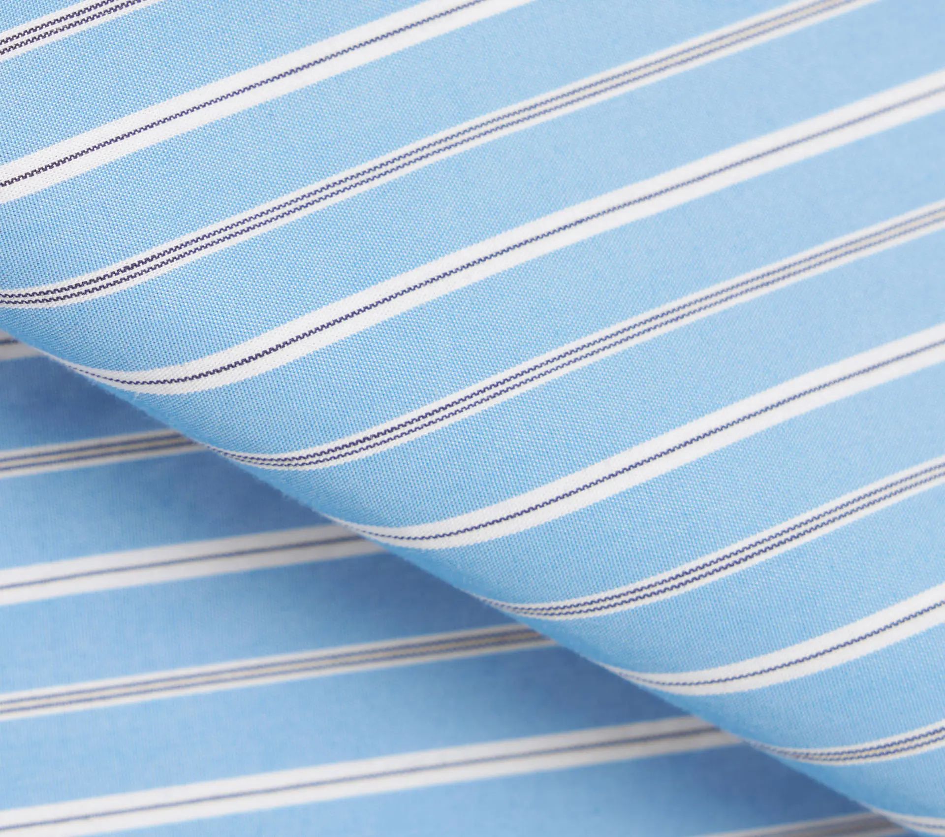 Lucky Shirt Refab Compact Cotton Blue Stripe
