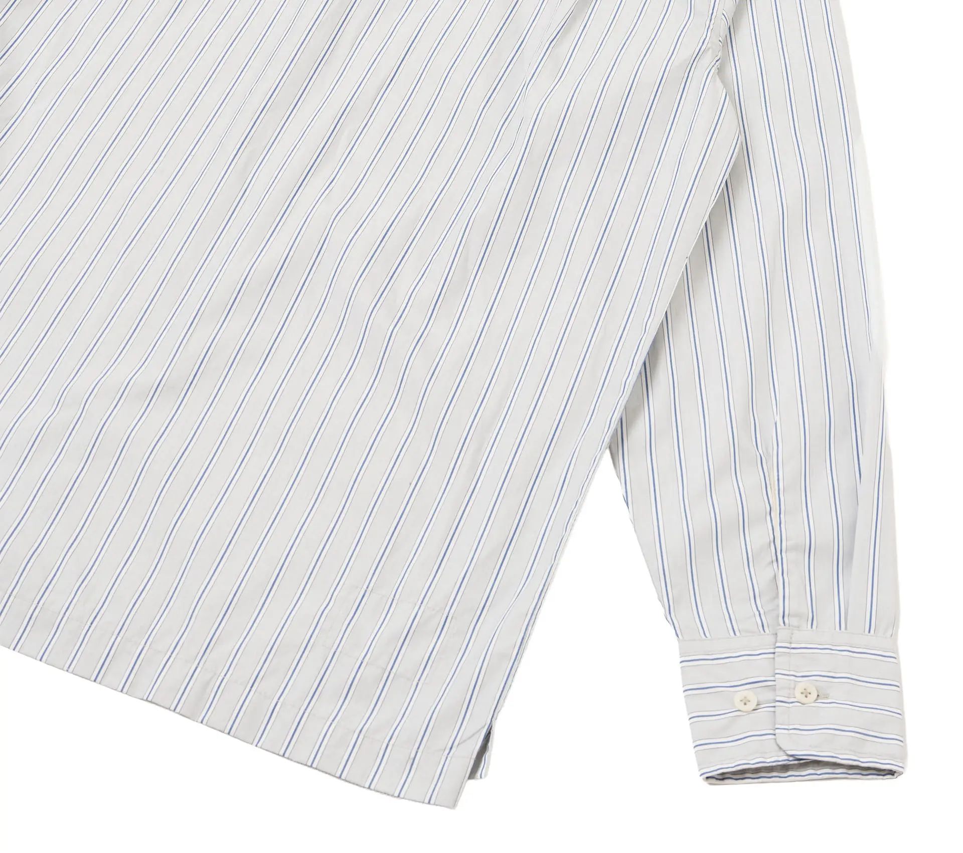 Lucky Shirt Refab Compact Cotton Grey Stripe