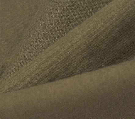 Image #3 of Pleated Track Pant Brushed Moleskin Olive