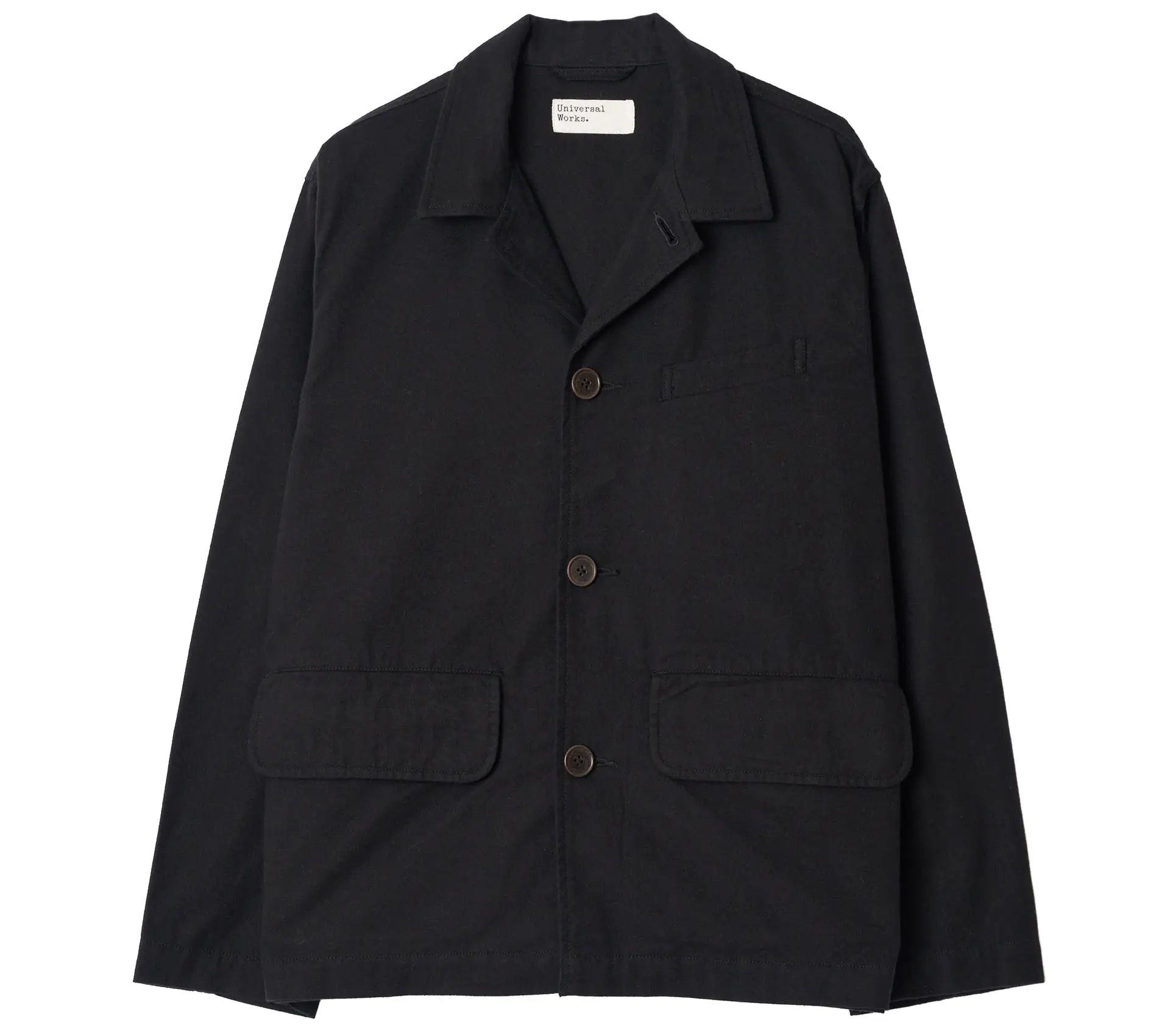 Franck Jacket Brushed Moleskin Black