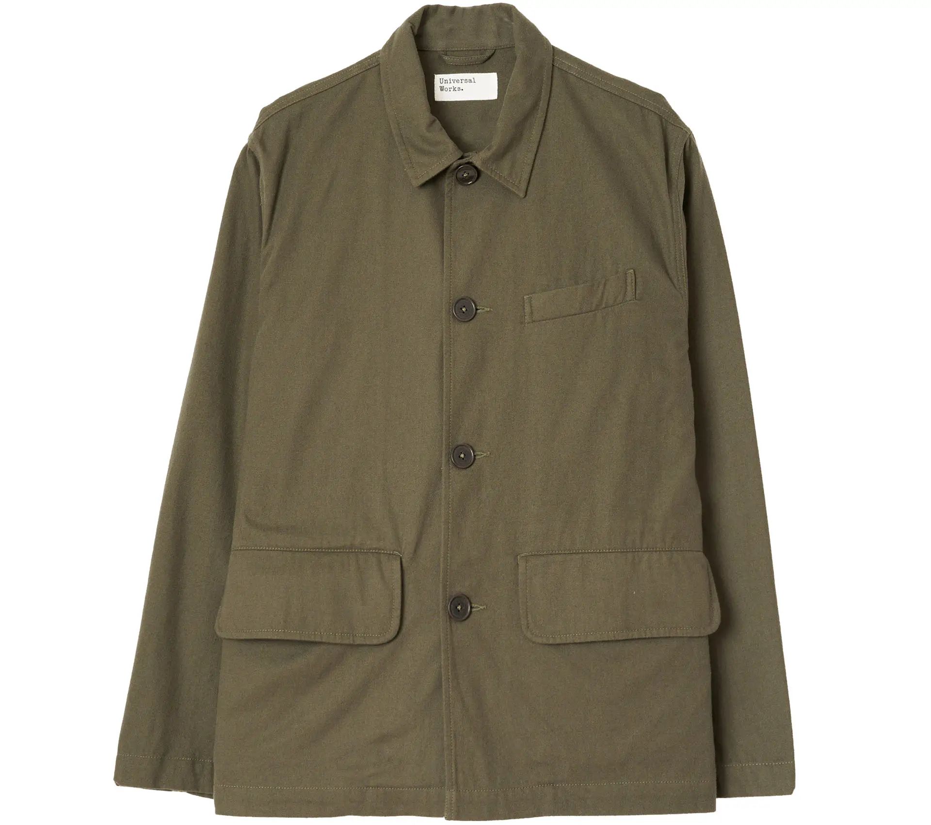 Franck Jacket Brushed Moleskin Olive