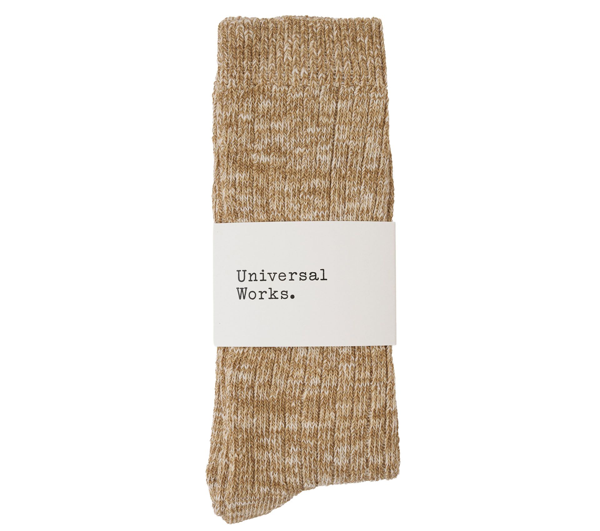 Slub Sock Slub Knit Dark Sand