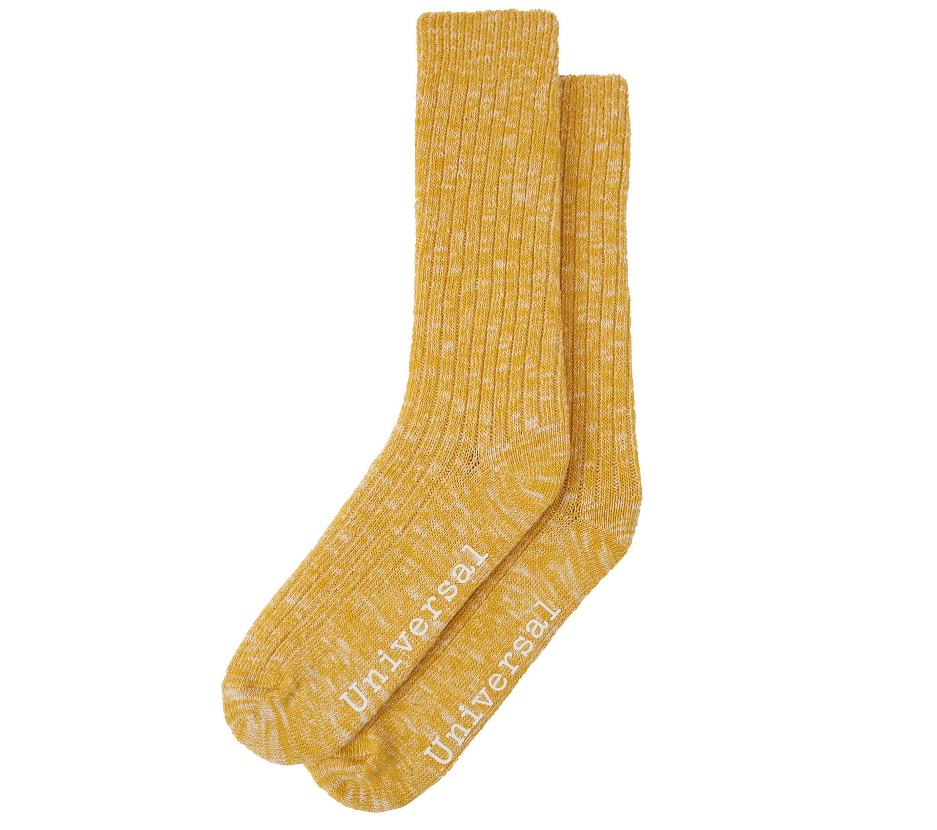 Slub Sock Slub Knit Yellow
