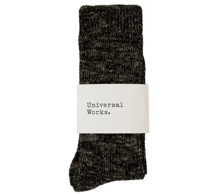 Slub Sock Slub Knit Charcoal