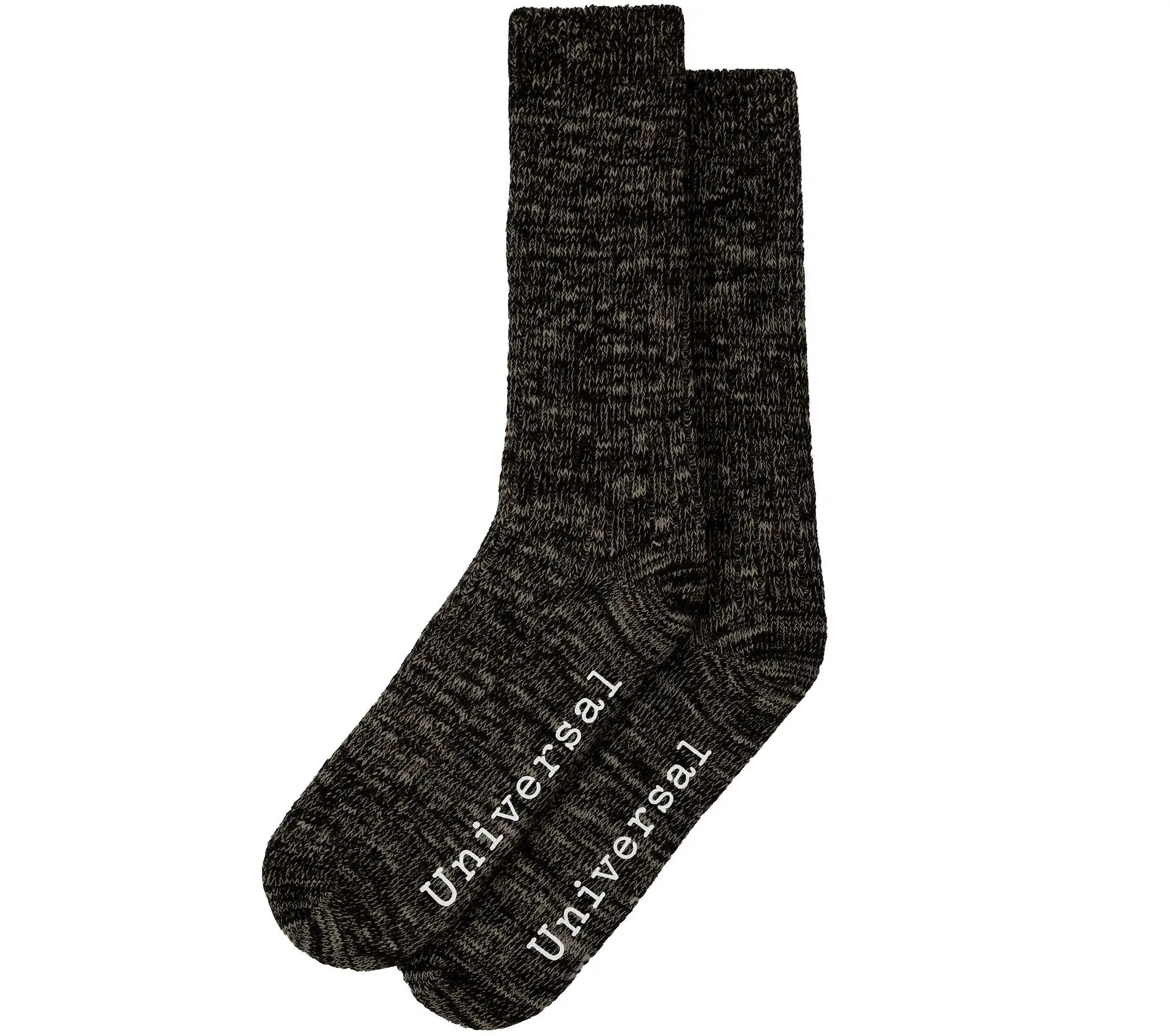 Slub Sock Slub Knit Charcoal