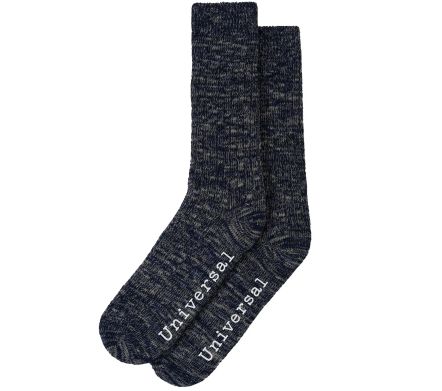 Image #1 of Slub Sock Slub Knit Dark Navy