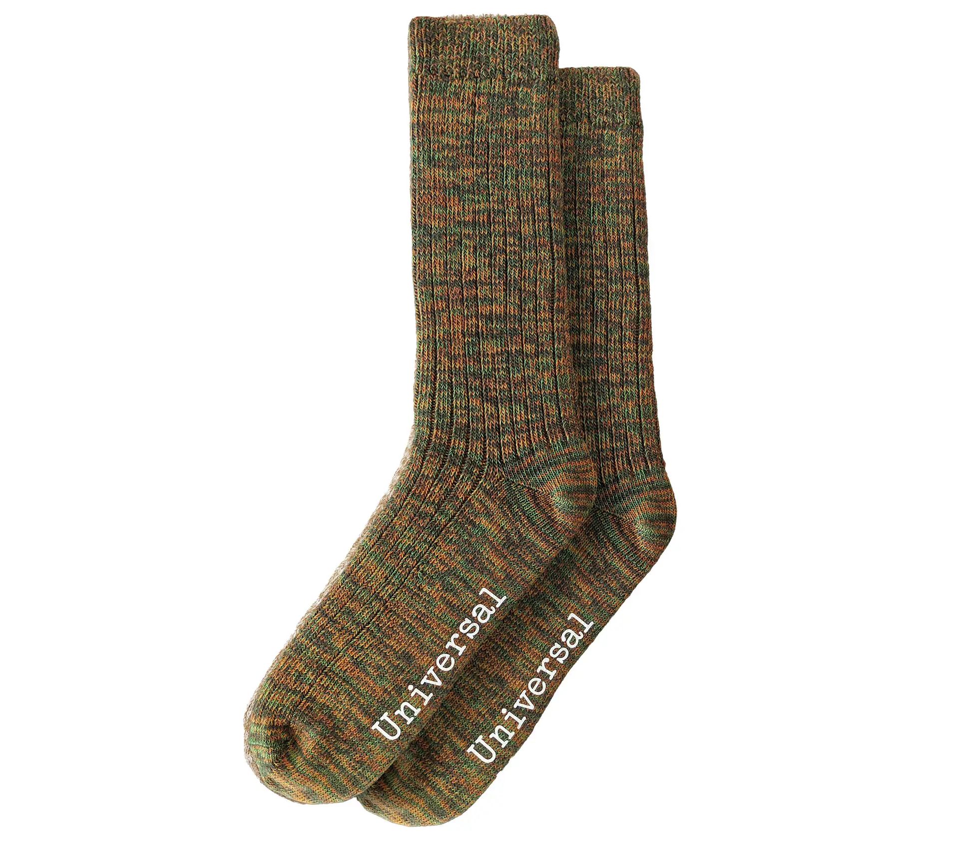 Slub Sock Slub Knit Olive