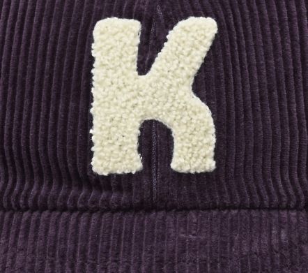 Image #2 of Corduroy Logo Cap Purple