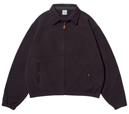 Fleece Bomber Jacket Brown