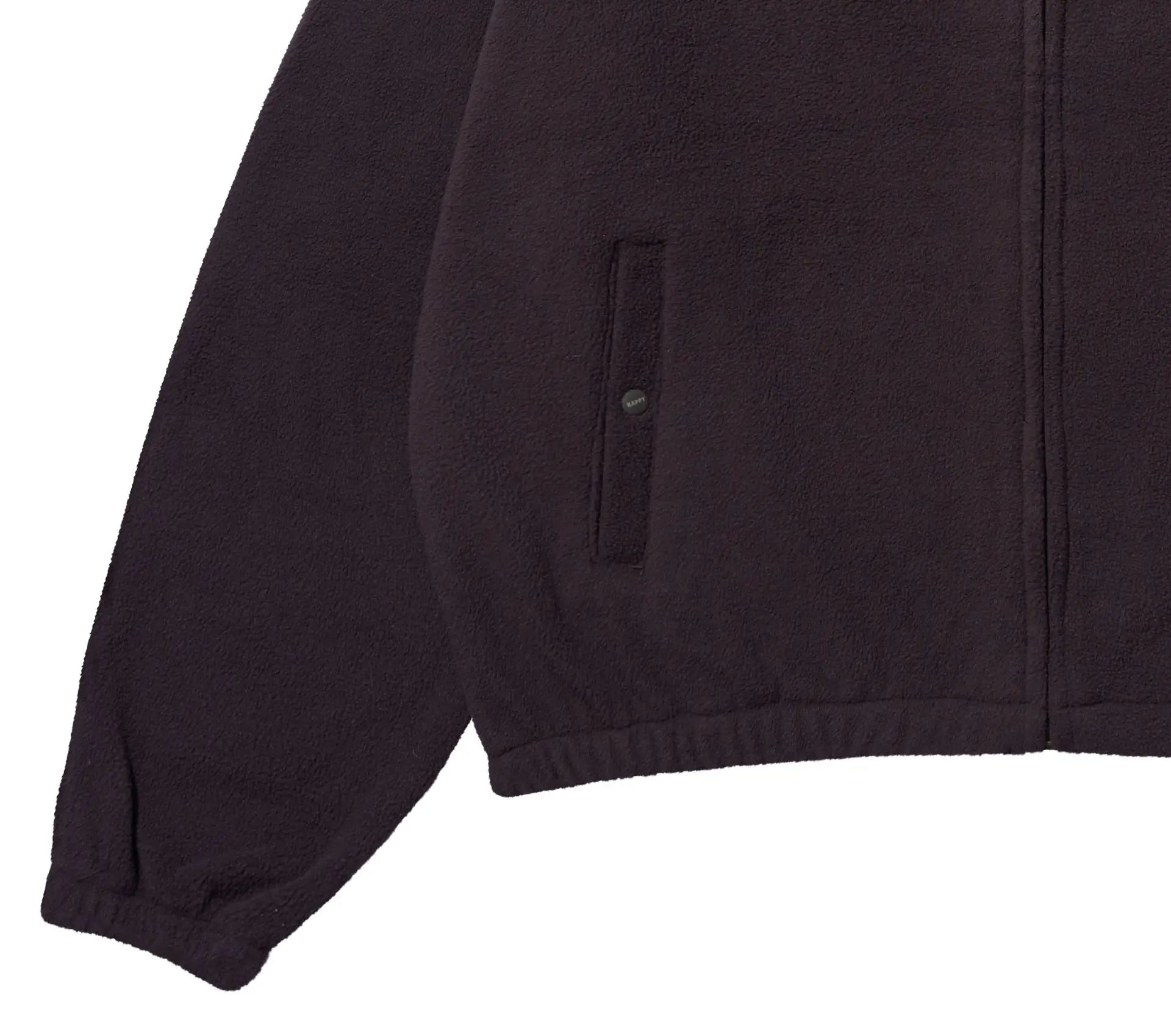 Fleece Bomber Jacket Brown