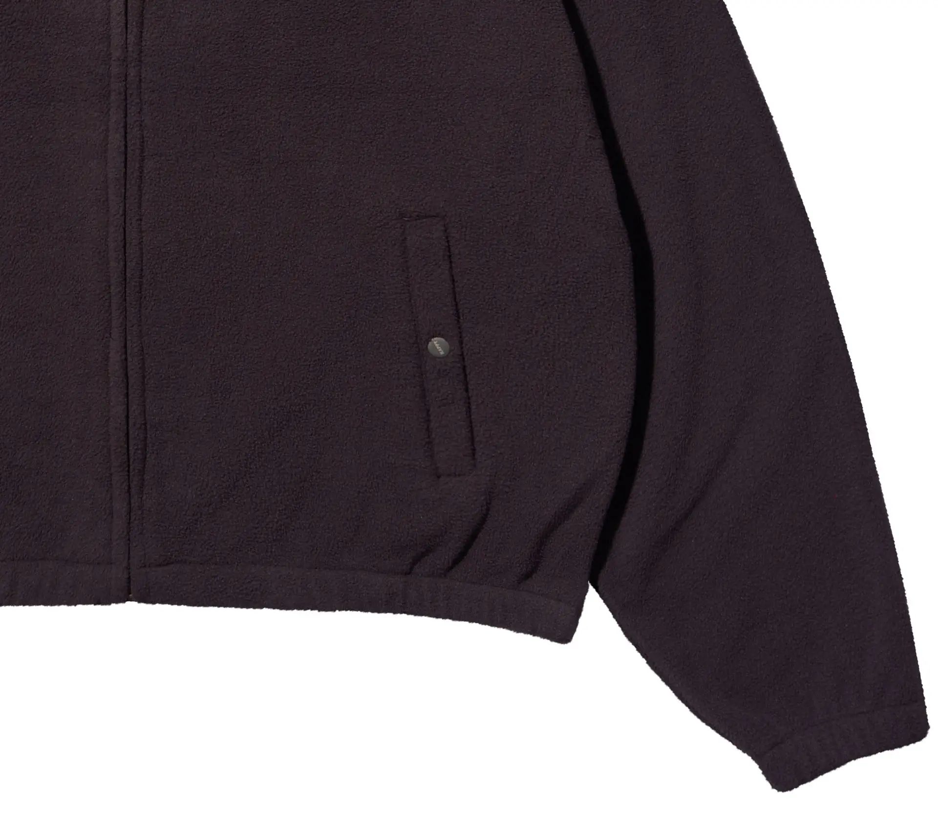 Fleece Bomber Jacket Brown