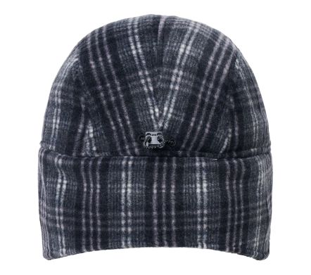 Image #2 of Fleece Check Trooper Hat Black