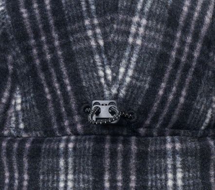 Image #3 of Fleece Check Trooper Hat Black