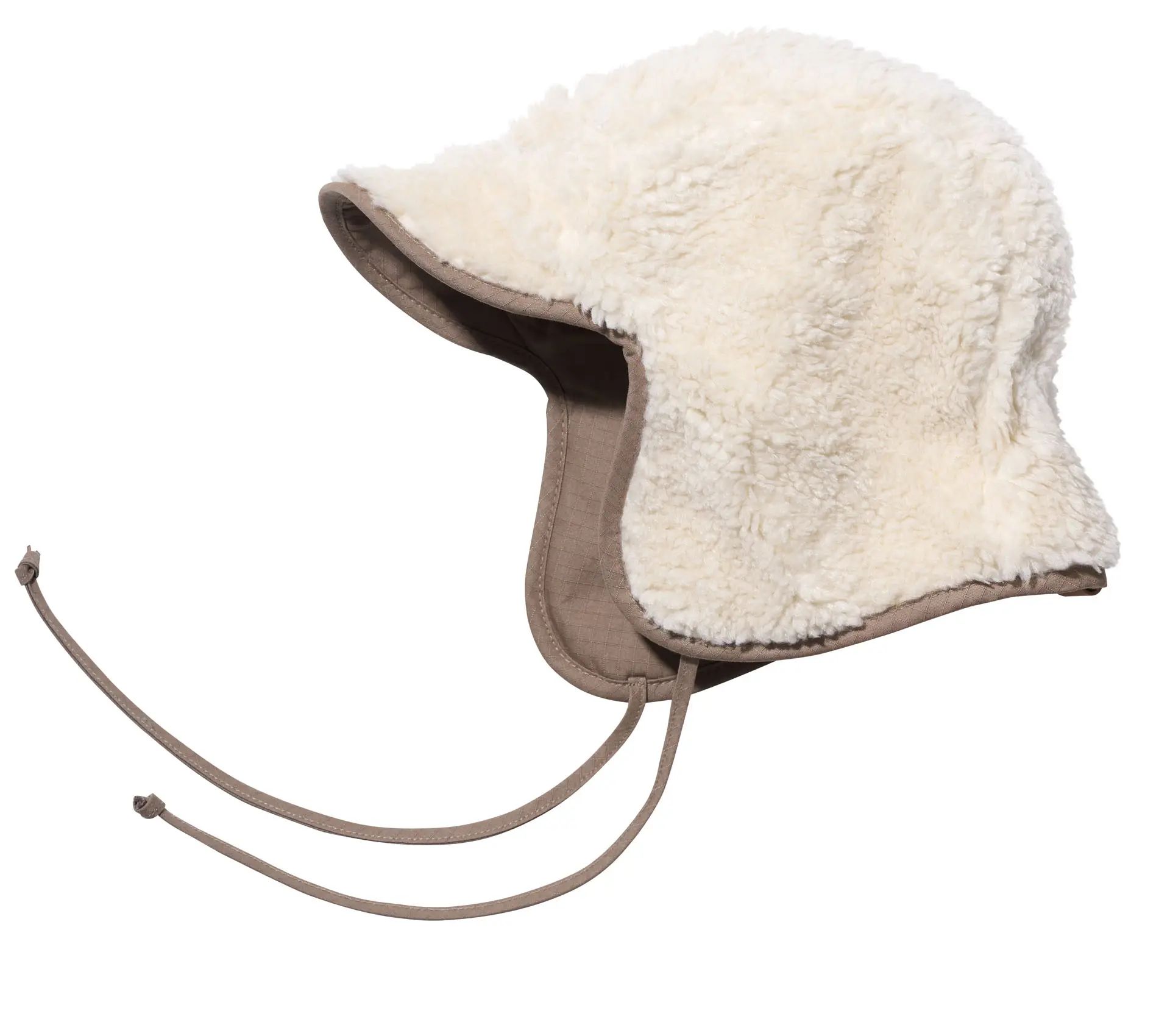 Ripstop Reversible Trooper Hat Beige