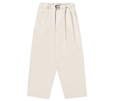 Two Tuck Wide Denim Pants Ecru