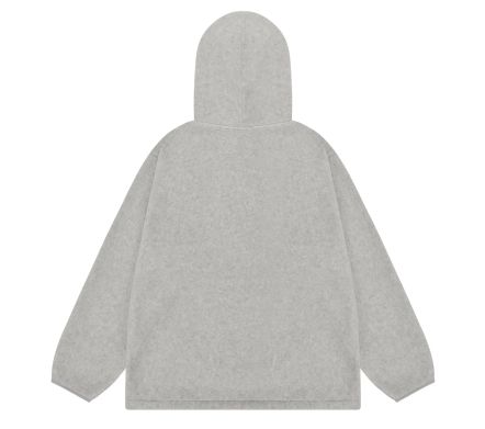 Image #1 of Sunrise Fleece Button Hoodie Melange White