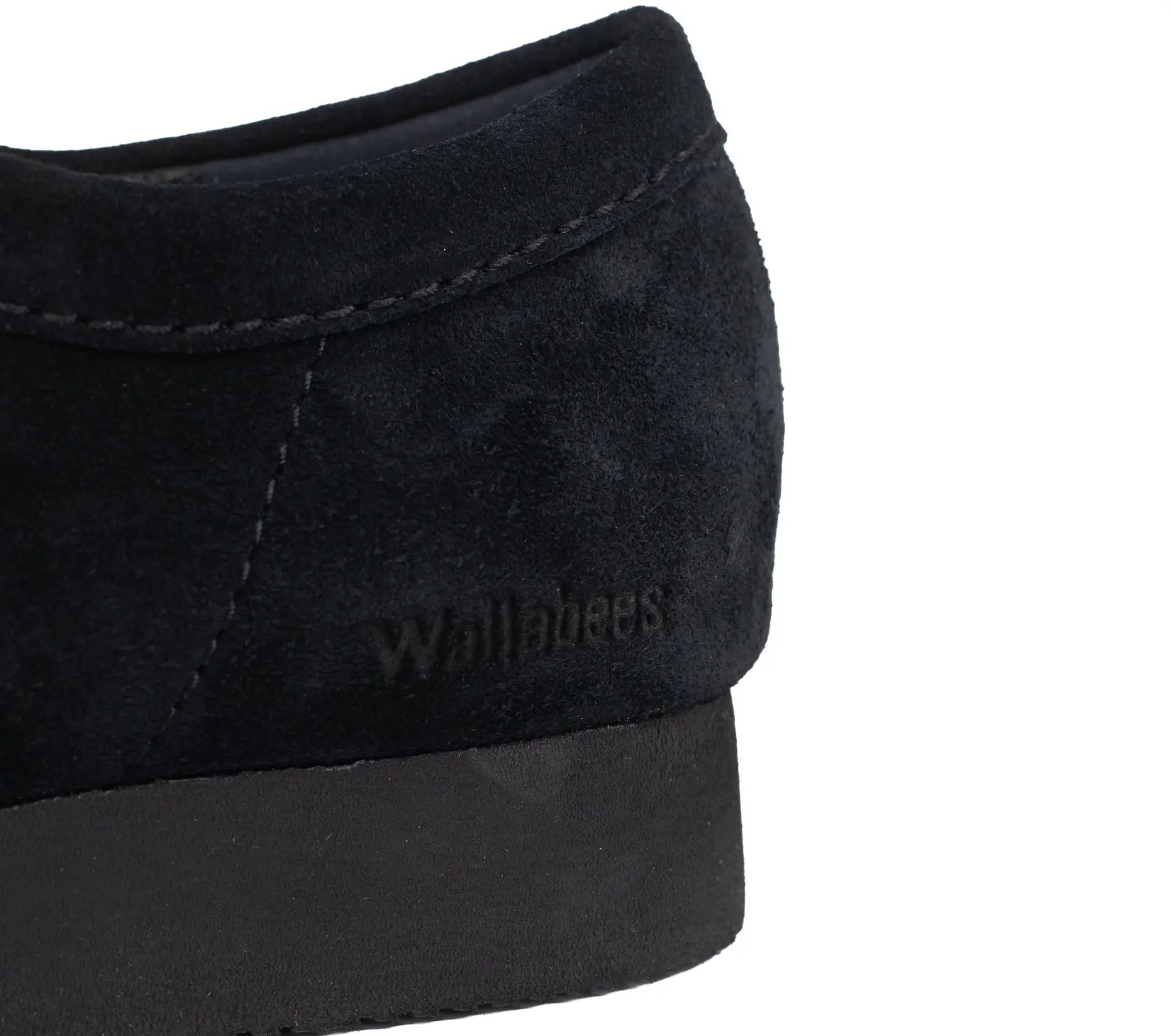 Wallabee Lite Men Black Suede
