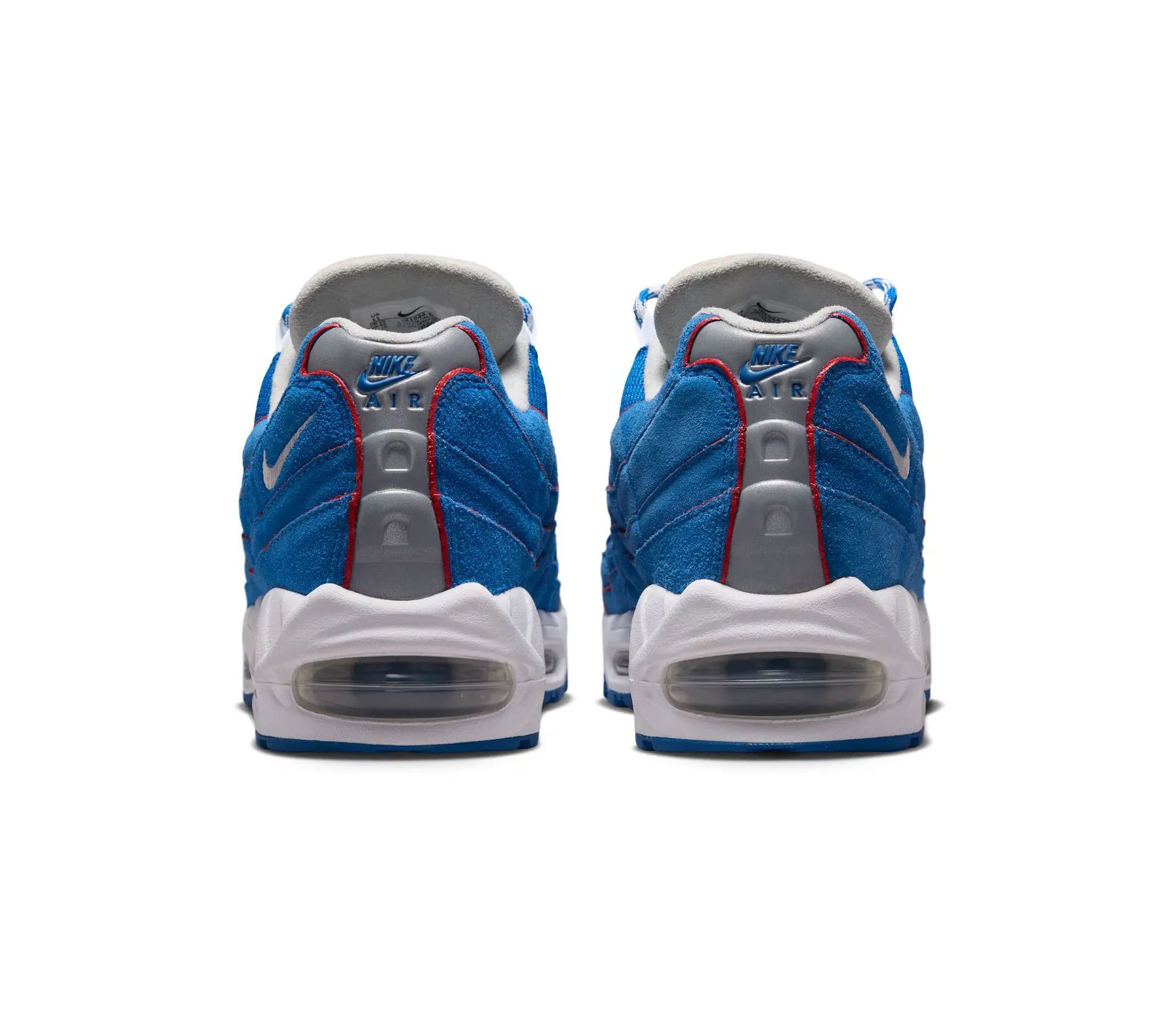 Air Max 95 Big Bubble Blue Sapphire / Action Red