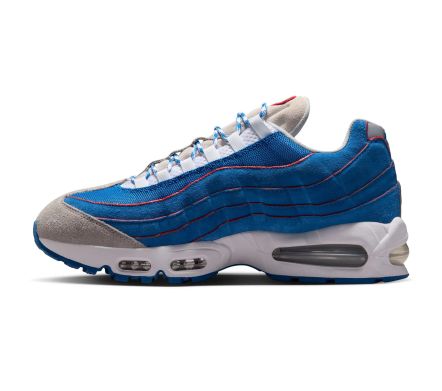 Image #3 of Air Max 95 Big Bubble Blue Sapphire / Action Red