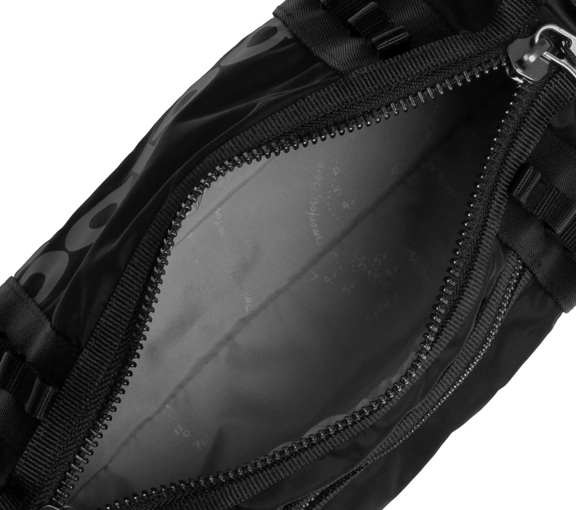 Barrel Bag Small Black Tech Sateen