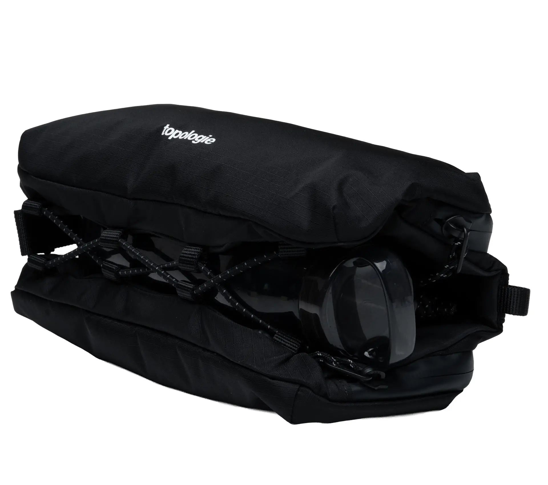 BOTTLE SACOCHE MEDIUM BLACK RIPSTOP DRY