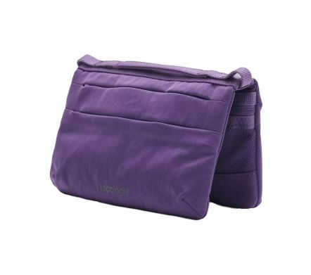 Image #1 of Phone Sacoche 90 Purple Washed Silk Nylon